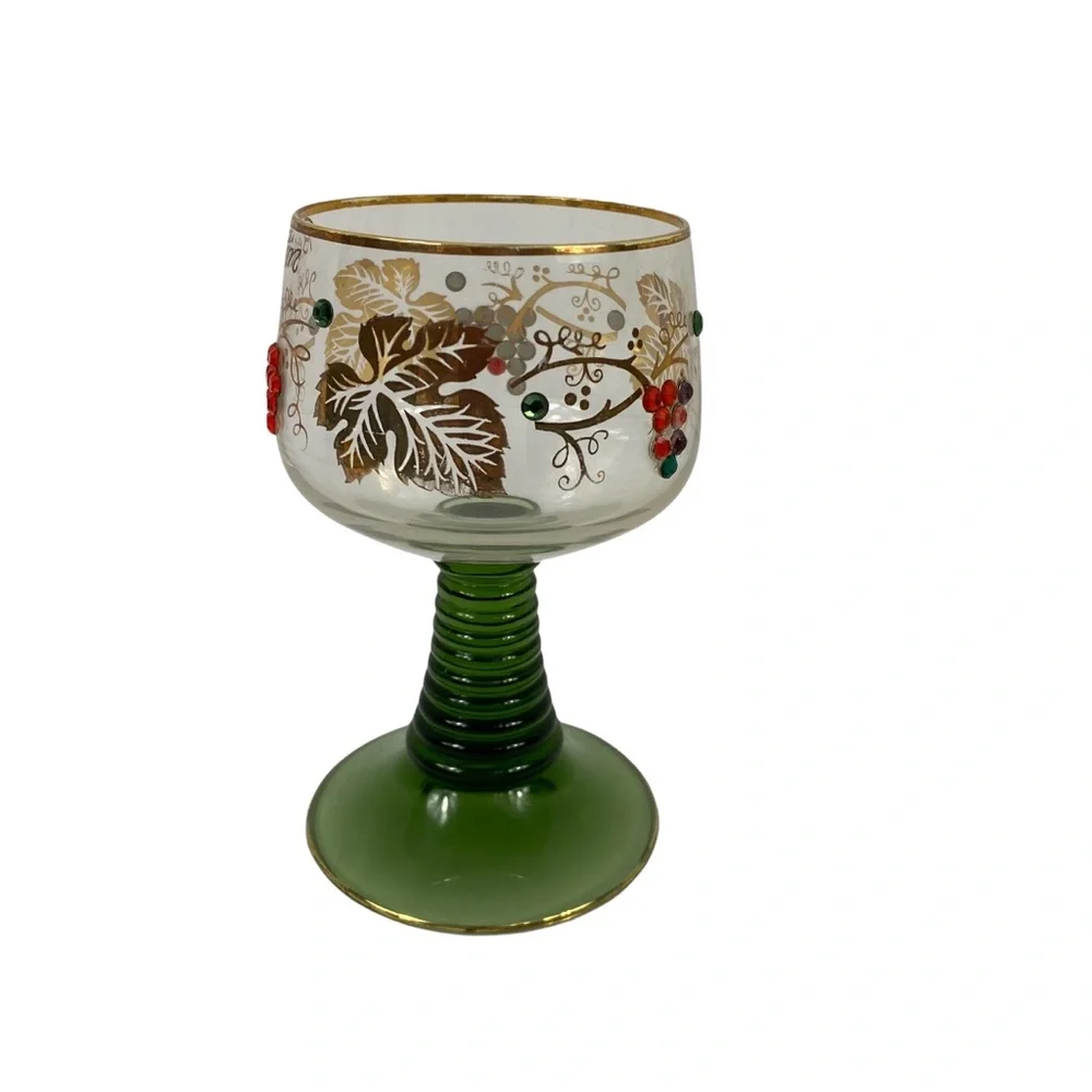 Vintage Roemer Souvenir Wine Glasses Germany Berlin Germany